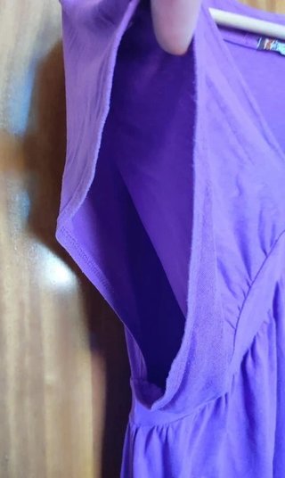 Túnica caftán morada Green Coast Talla L
