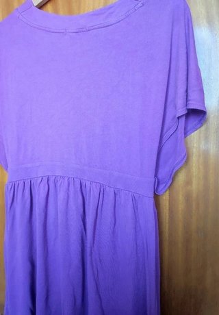 Túnica caftán morada Green Coast Talla L