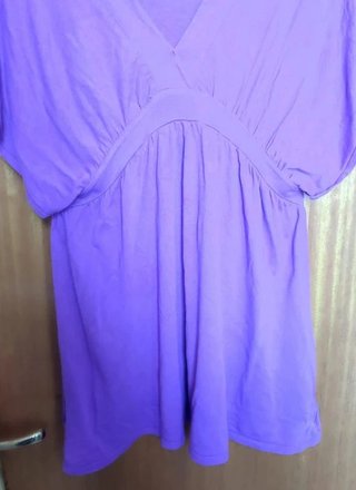 Túnica caftán morada Green Coast Talla L
