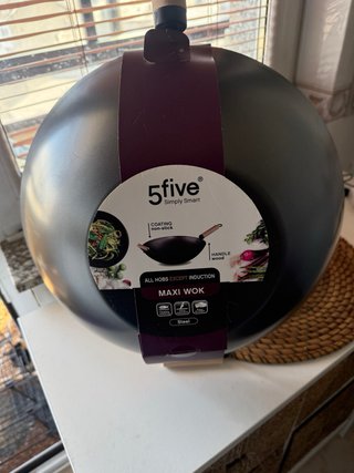 Wok 5five Maxi Wok Metal y Madera