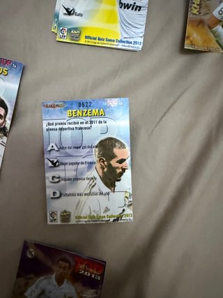 Lote cromos especiales Real Madrid 2013