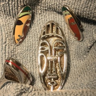 Conjunto joyas plata Tiziana Martino x Menegatti