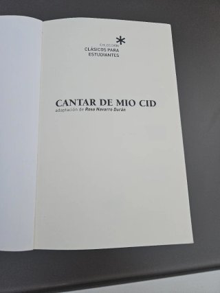 Libro Cantar de Mio Cid Adaptación Rosa Navarro