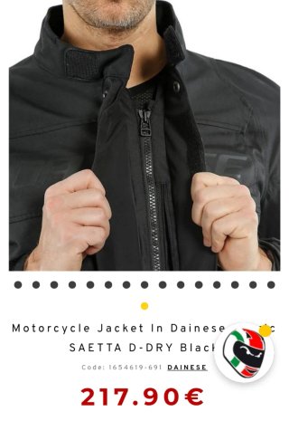 Chaqueta Dainese SAETTA D-DRY B