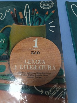 Lengua y literatura 1 ESO Anaya operación mundo
