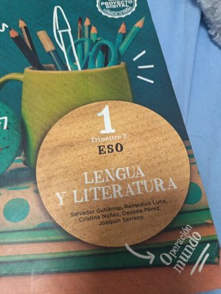 Lengua y literatura 1 ESO Anaya operación mundo