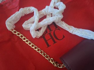Bolso CH Carolina Herrera Marrón y Rojo Nuevo