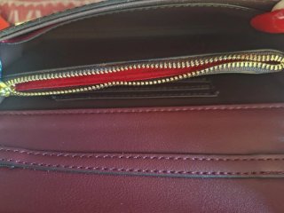Bolso CH Carolina Herrera Marrón y Rojo Nuevo