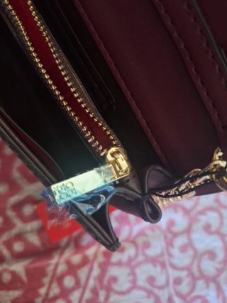 Bolso CH Carolina Herrera Marrón y Rojo Nuevo