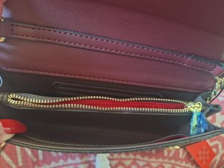 Bolso CH Carolina Herrera Marrón y Rojo Nuevo