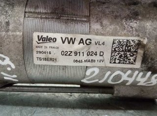 Seat 210448 motor arranque 02z911024d toledo - 1.6