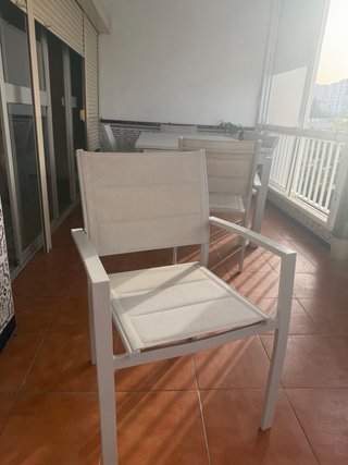 Mesa y 6 Sillas Exterior extensible