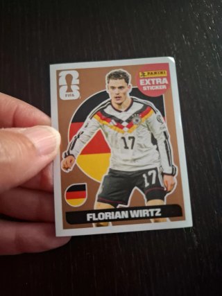 Cromo Bronce Florian Wirtz Panini Extra Sticker