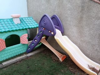 Caseta de jardín infantil de plástico
