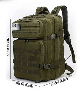 Mochila Táctica Militar 50L Verde