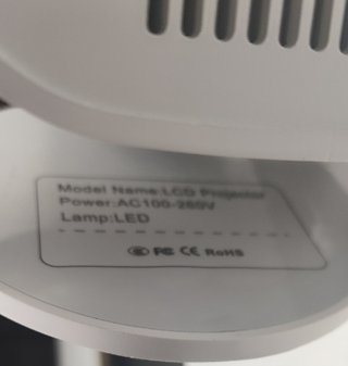 Proyector Portátil Blanco con Android