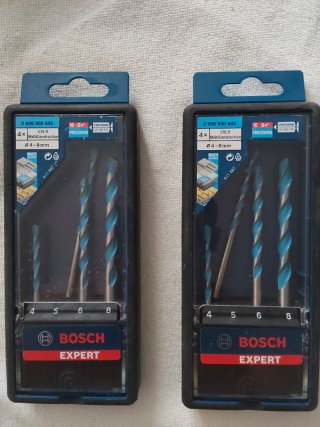 Set Brocas Forstner Parkside y Bosch Hormigón