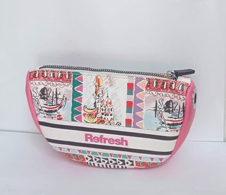 Bolso Bandolera Refresh Multicolor y Rosa