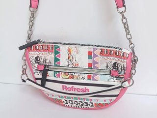 Bolso Bandolera Refresh Multicolor y Rosa
