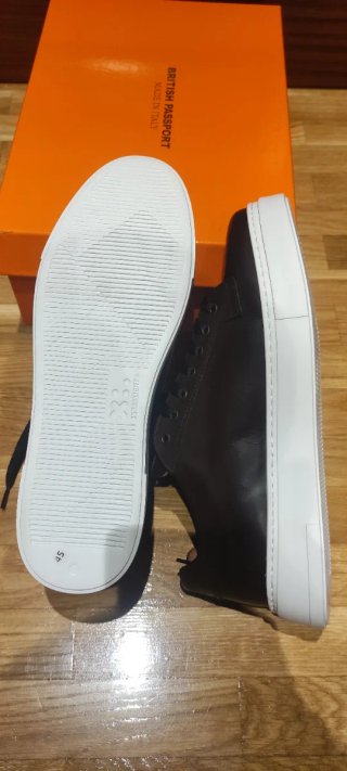 Zapatillas Sneakers British Passport Hombre Negras