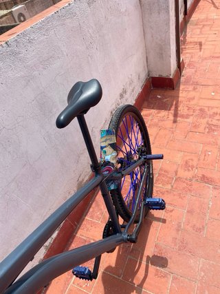 Bicicleta Montaña gris y Azul