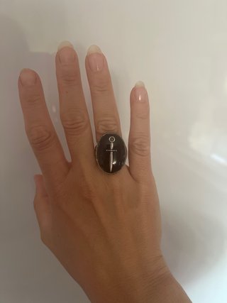 Anillo artesano espada única