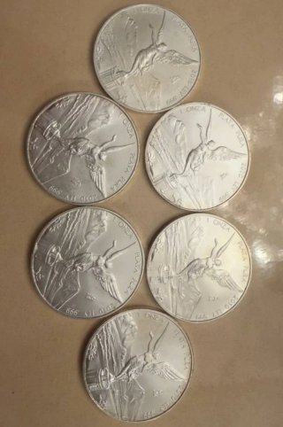 Onzas de Plata Libertad México