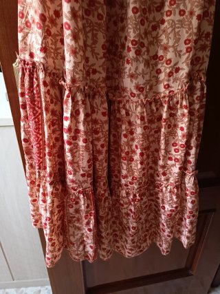 Vestido largo estampado floral