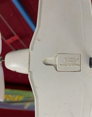 Antiguo avión acrobático de juguetes Paya