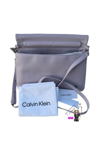 Borsa Calvin Klein Lilla Tracolla CK Logo
