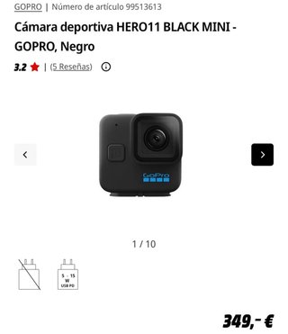 GoPro Hero 11 Black Mini +  Todos los accesorios!