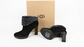 Botines UGG Australia Dandylion Tacón Negro Talla