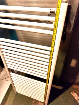 Radiador Toallero Agua Blanco