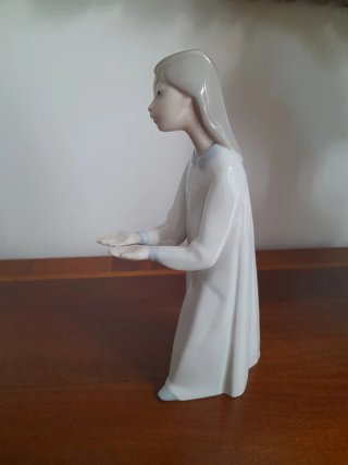 Lladrò Ragazza con candela incompleta