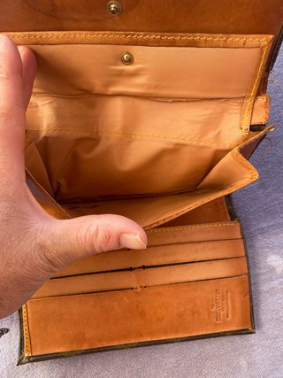 Monedero Billetero Louis Vuitton Marrón