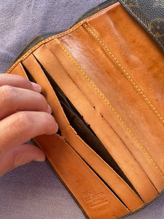 Monedero Billetero Louis Vuitton Marrón