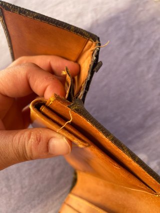 Monedero Billetero Louis Vuitton Marrón