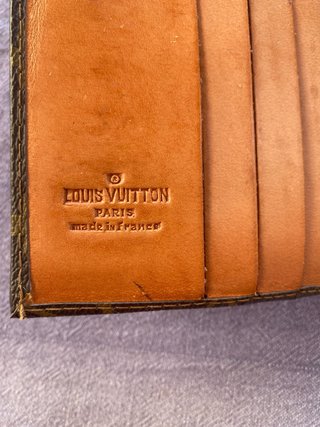 Monedero Billetero Louis Vuitton Marrón