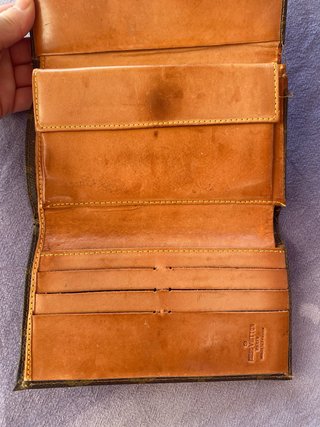 Monedero Billetero Louis Vuitton Marrón