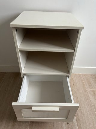 Mesita Noche IKEA BRIMNES Blanca