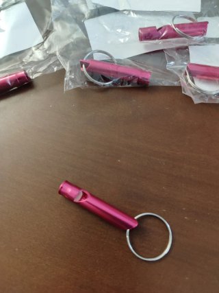 Silbato supervivencia aluminio nuevo a estrenar