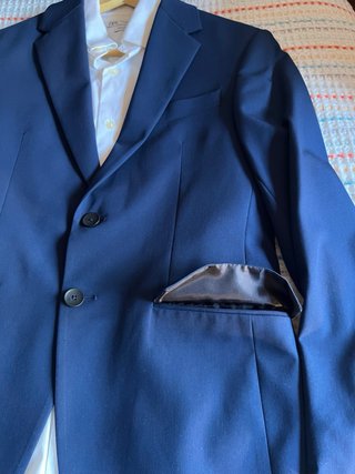 Traje Zara Azul Marino Nuevo
