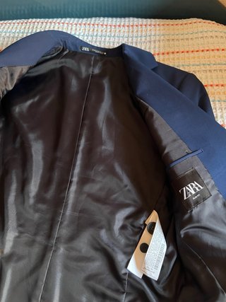Traje Zara Azul Marino Nuevo