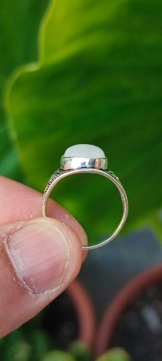 Anillo Plata y Piedra Luna