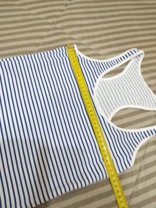 Camiseta tirantes rayas Bershka Talla S