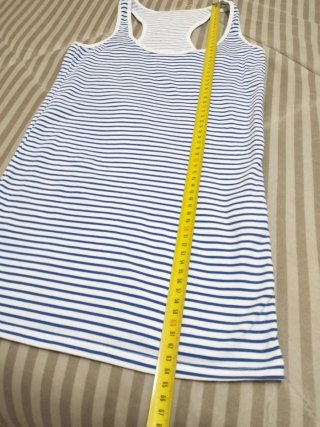 Camiseta tirantes rayas Bershka Talla S