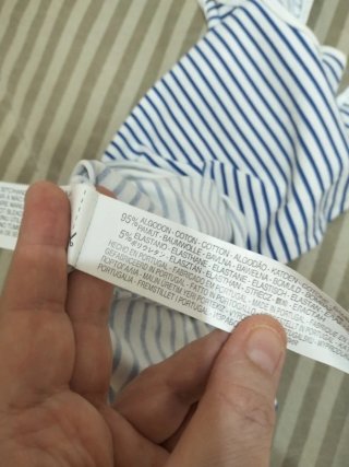 Camiseta tirantes rayas Bershka Talla S