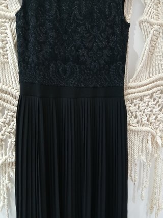 Vestido largo negro
