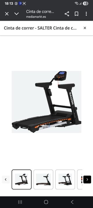 Cinta de Correr Salter PT-1700