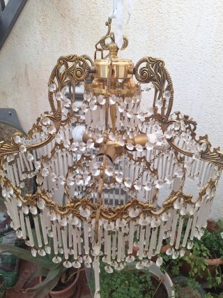 Lámpara de bronce